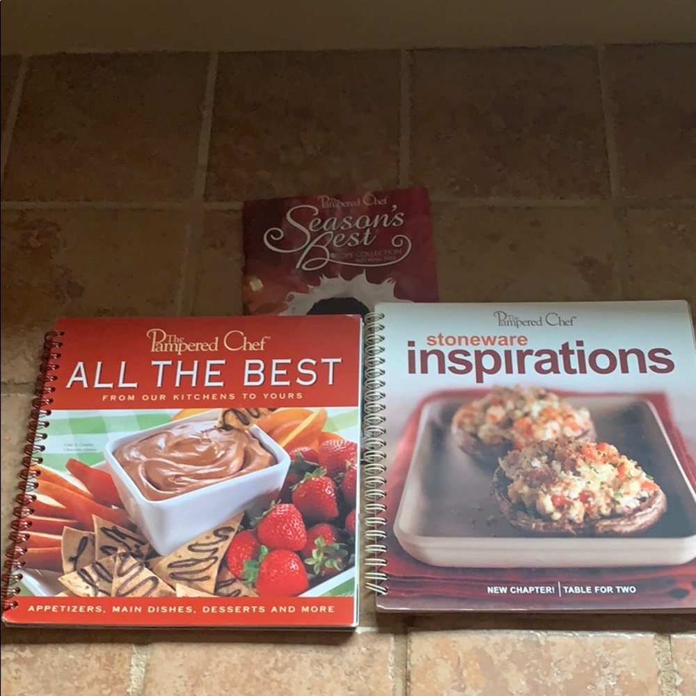 Pampered Chef Cook Books